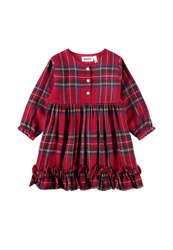 Cele Dress LS - Holiday Check