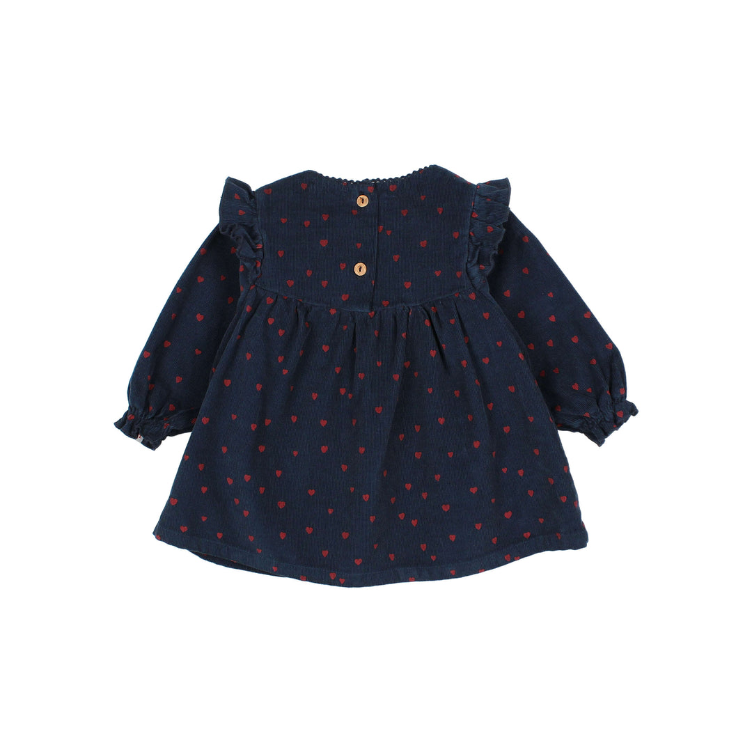 33 BB MINI CUORE DRESS - NAVY