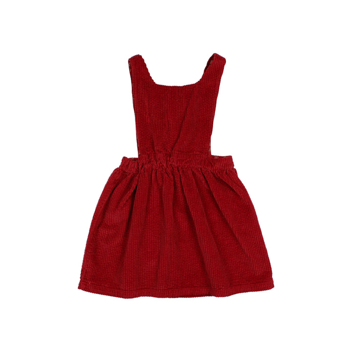 271 CORDUROY DRESS US - CHERRY