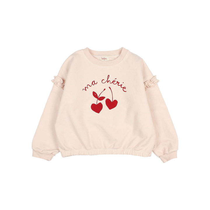 172 CHÉRIE SWEATSHIRT - CREAM PINK