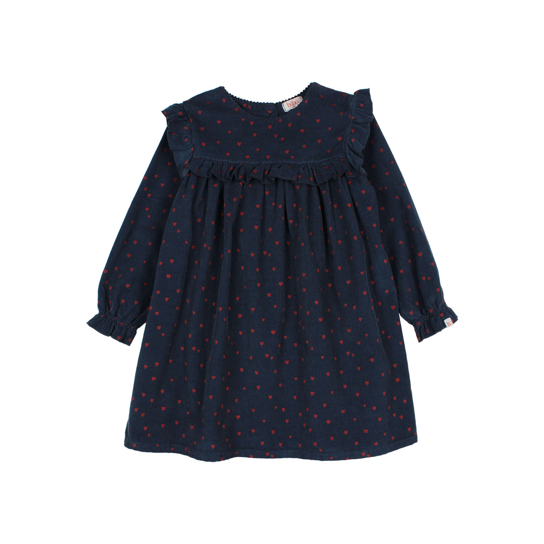 33 MINI CUORE DRESS - NAVY