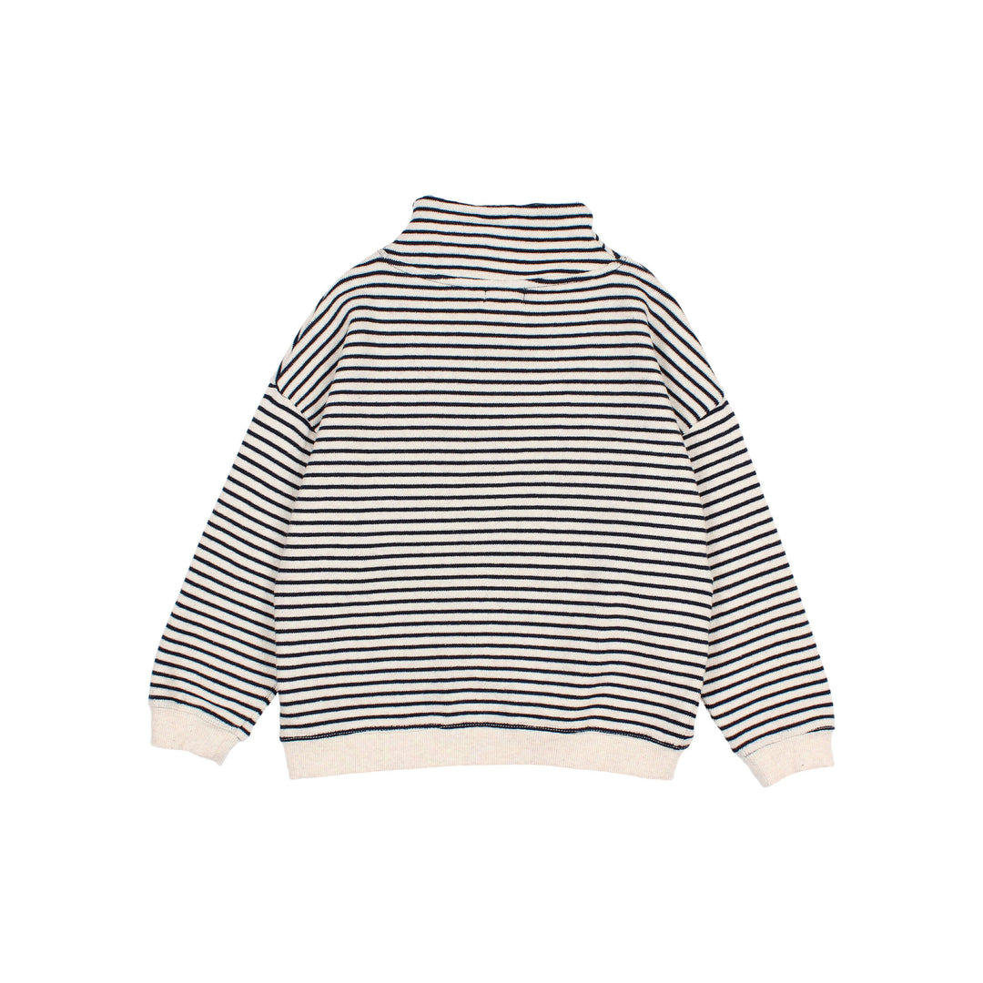 33 SOFT STRIPES SWEATSHIRT - NAVY