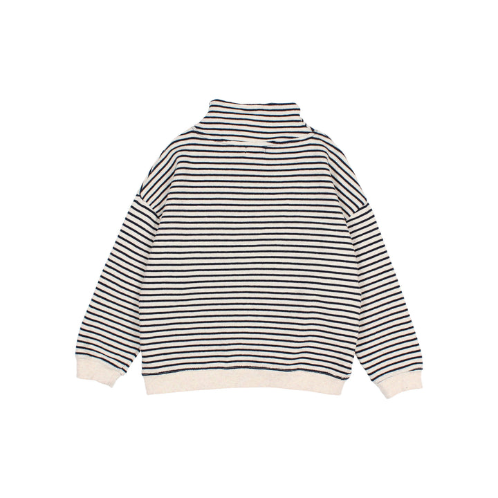 33 SOFT STRIPES SWEATSHIRT - NAVY