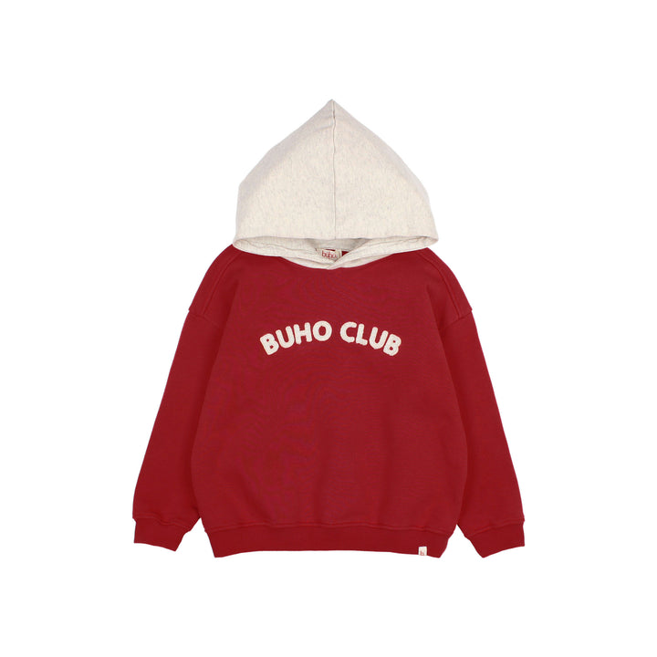 271 FLEECE HOODIE - CHERRY