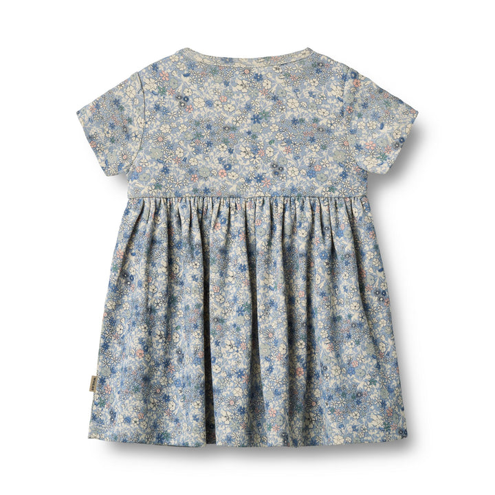 Jersey Dress S/S Nova (5559-138)-Blue Flowers