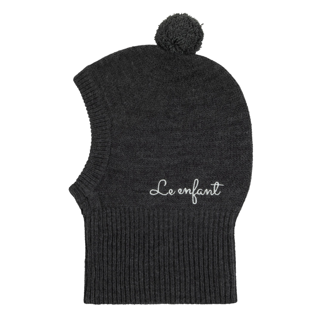Le Enfant Little Knit Pull On Bonnet - Gray