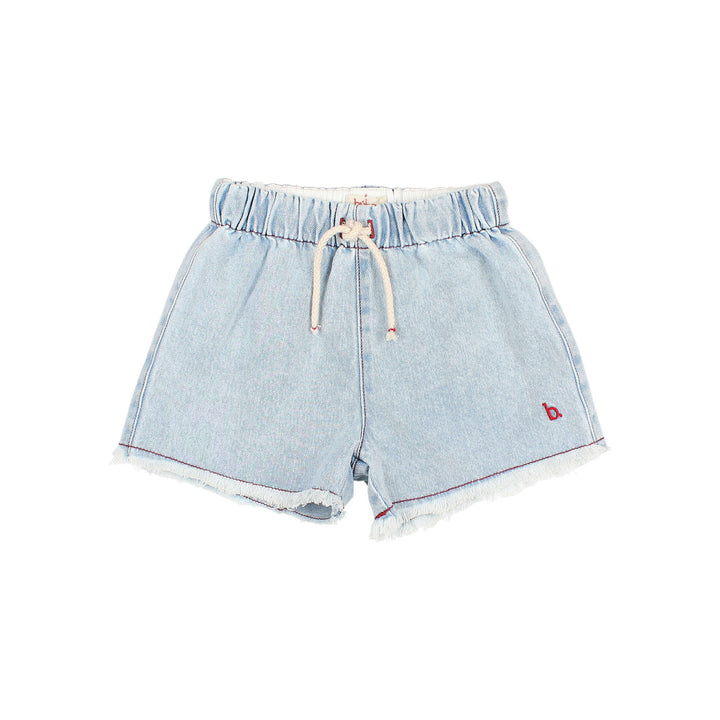 5725 DENIM SHORTS-DENIM BLEACH
