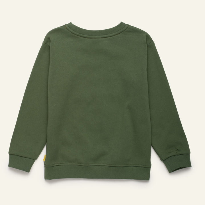 F26-B3101 LOCALLY GROWN SWEATSHIRT -  GREEN PASTURES / CARROT
