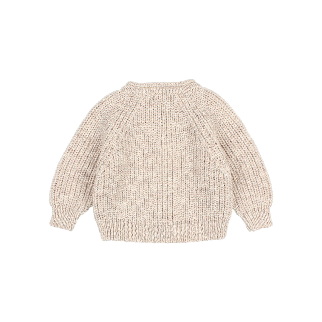 5924-BB SOFT KNIT CARDIGAN-NATURAL
