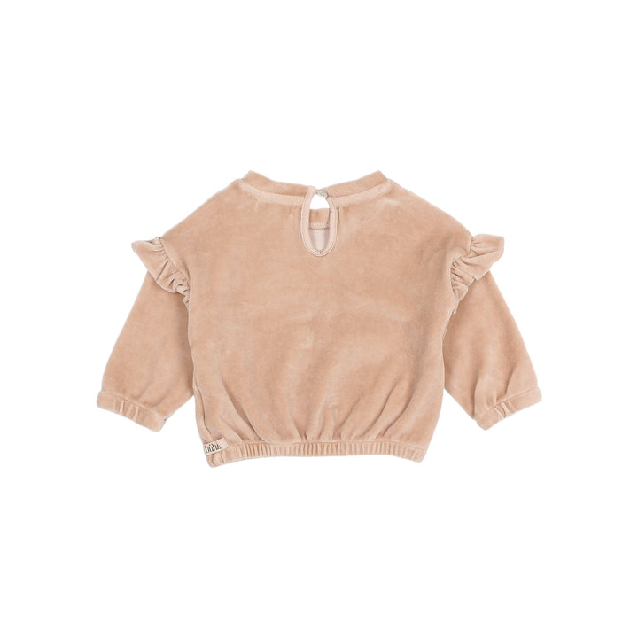 5967-BB VELVET SWEATSHIRT-ROSE