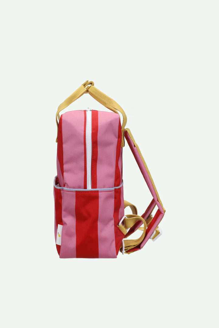 1802380 Backpack Medium -Red Apple/Rosebay Pink