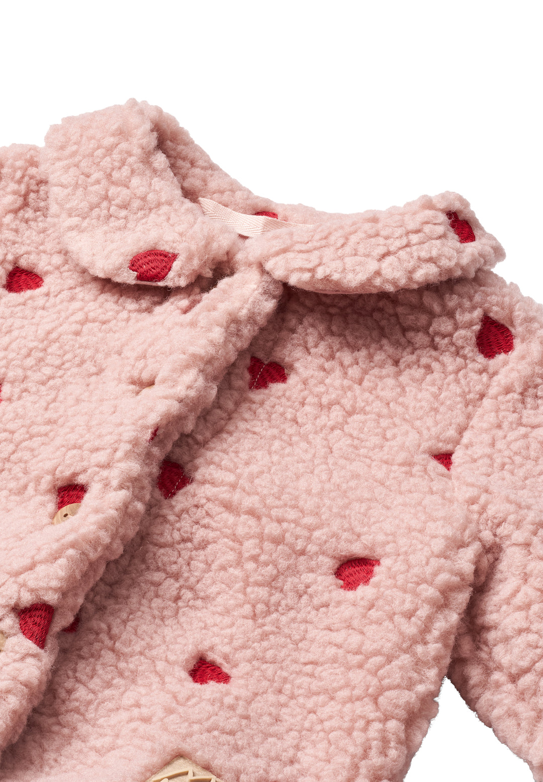 Ursula Fleece Jackets - Red Hearts Soft