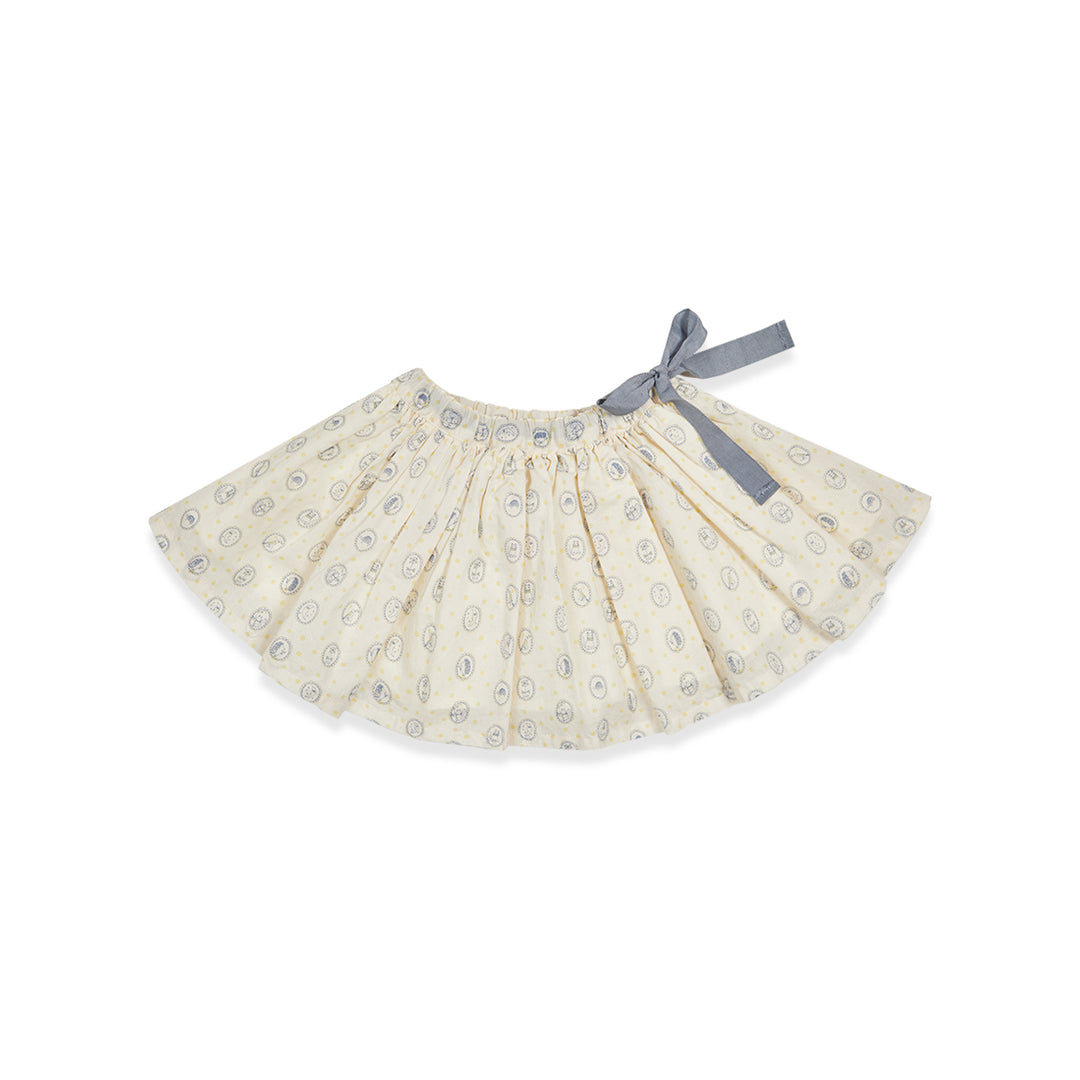 BNG24S12026-Ecru Abigail Full Skirt