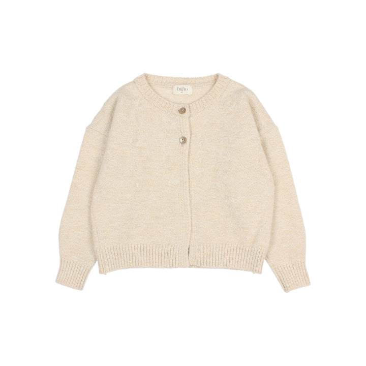 6014-LUREX CARDIGAN-NATURAL