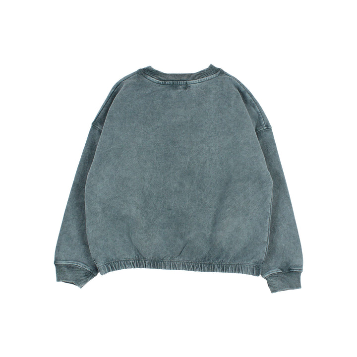 6076-FUN SWEATSHIRT-SLATE GREEN