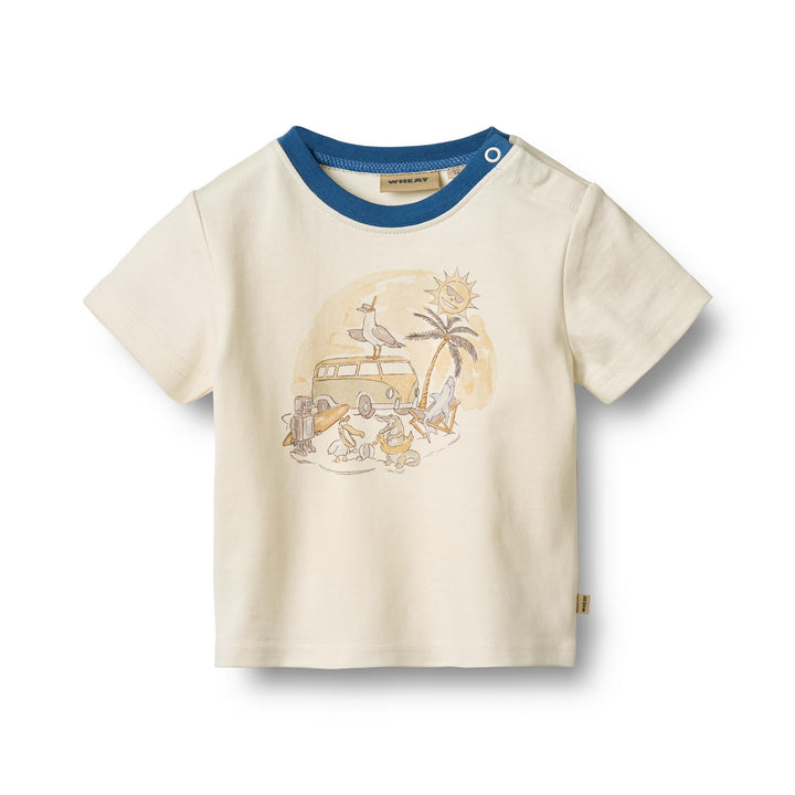 T-Shirt S/S Sonny (6167-012)-Ivory