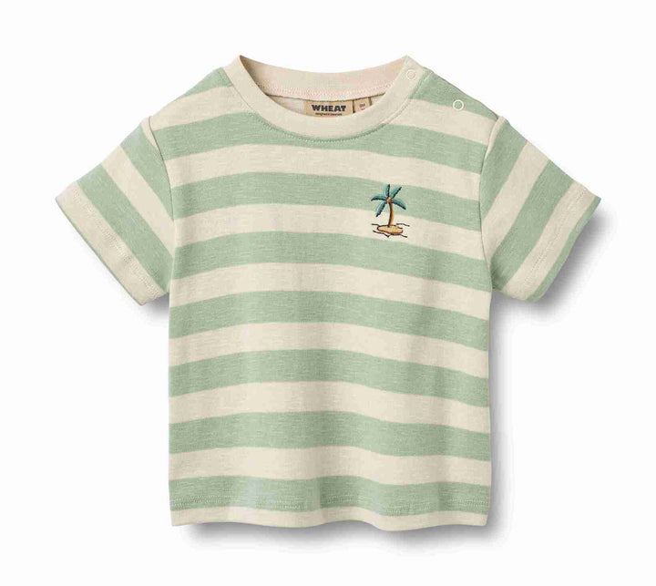 T-shirt S/S Liam 6172-108S  MINT STRIPE