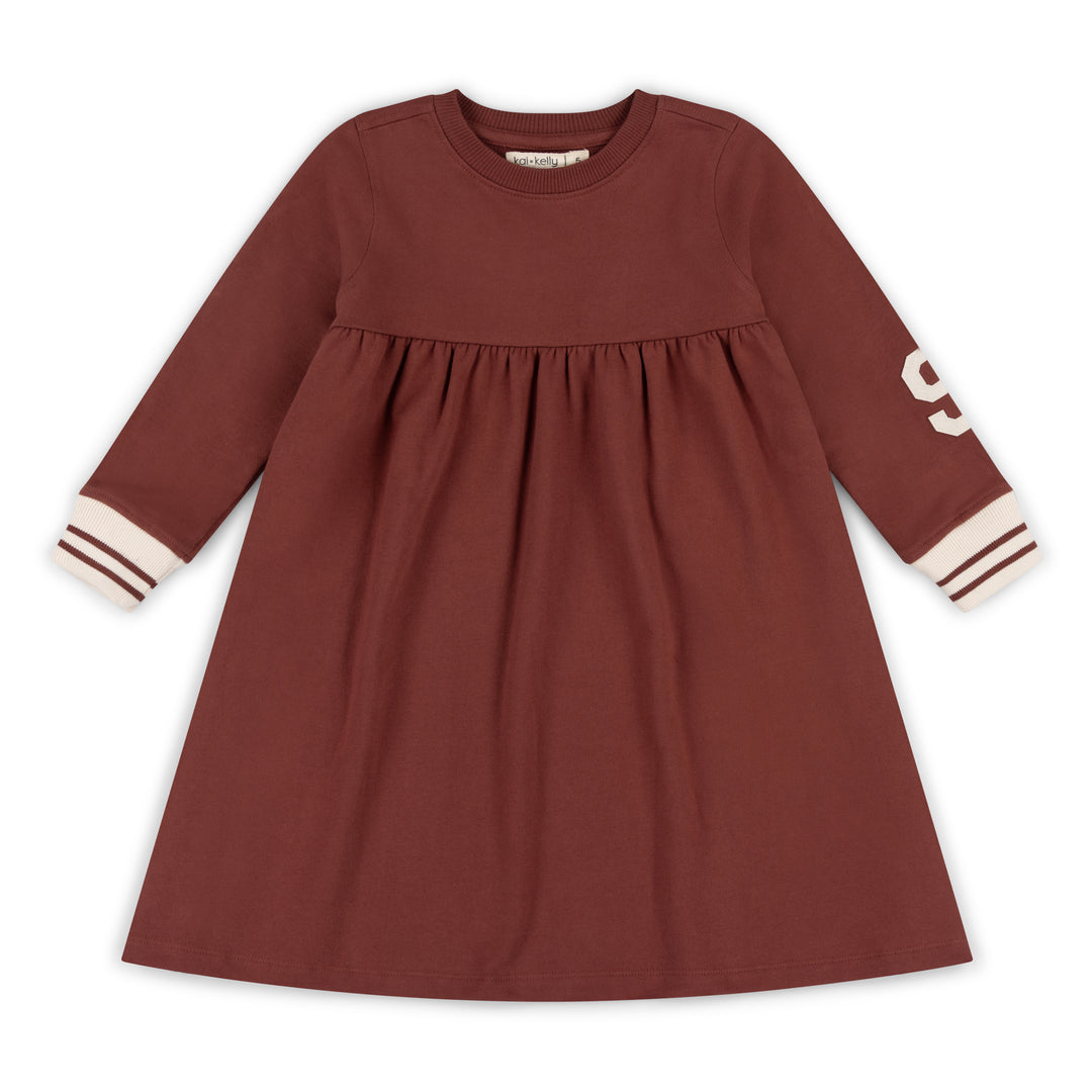 KK26-647 Clube de Baseball Highcut Dress Deep Clay