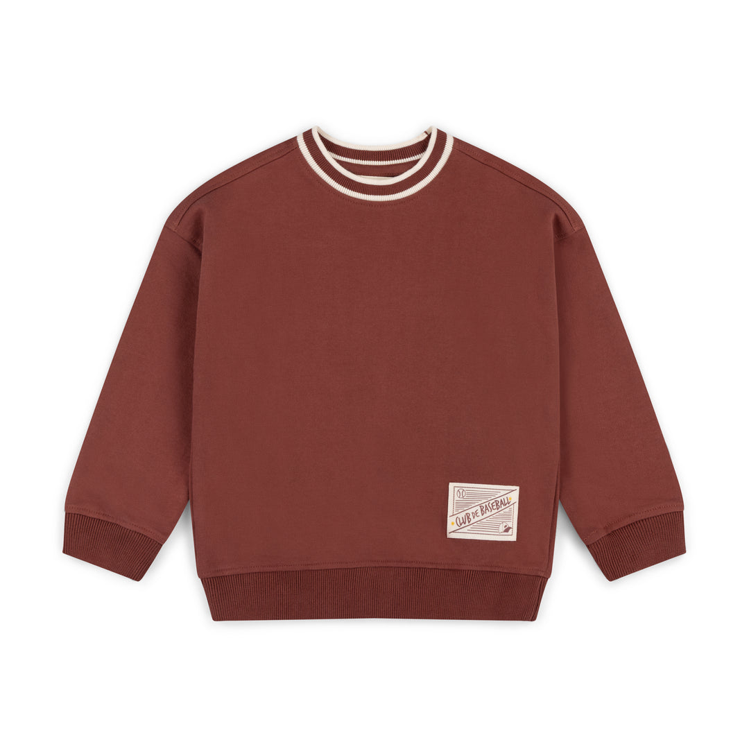 KK26-648 Clube de Baseball Sweatshirt Deep Clay