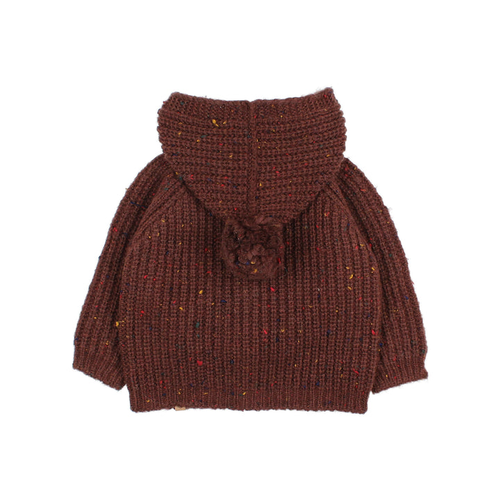 6528-BOTONATO CARDIGAN-Brownie