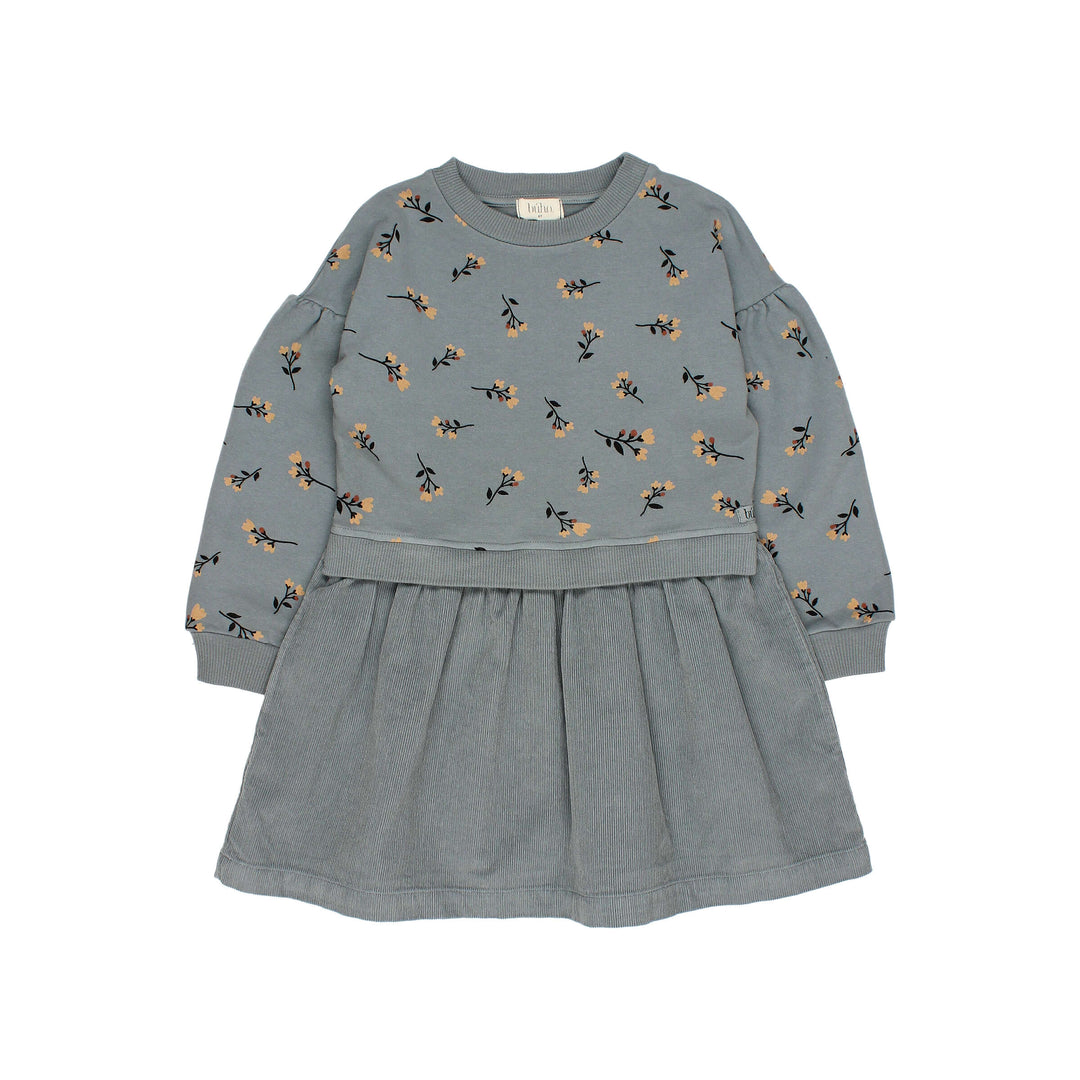 6618US-FOLK COMBI DRESS-Elephant