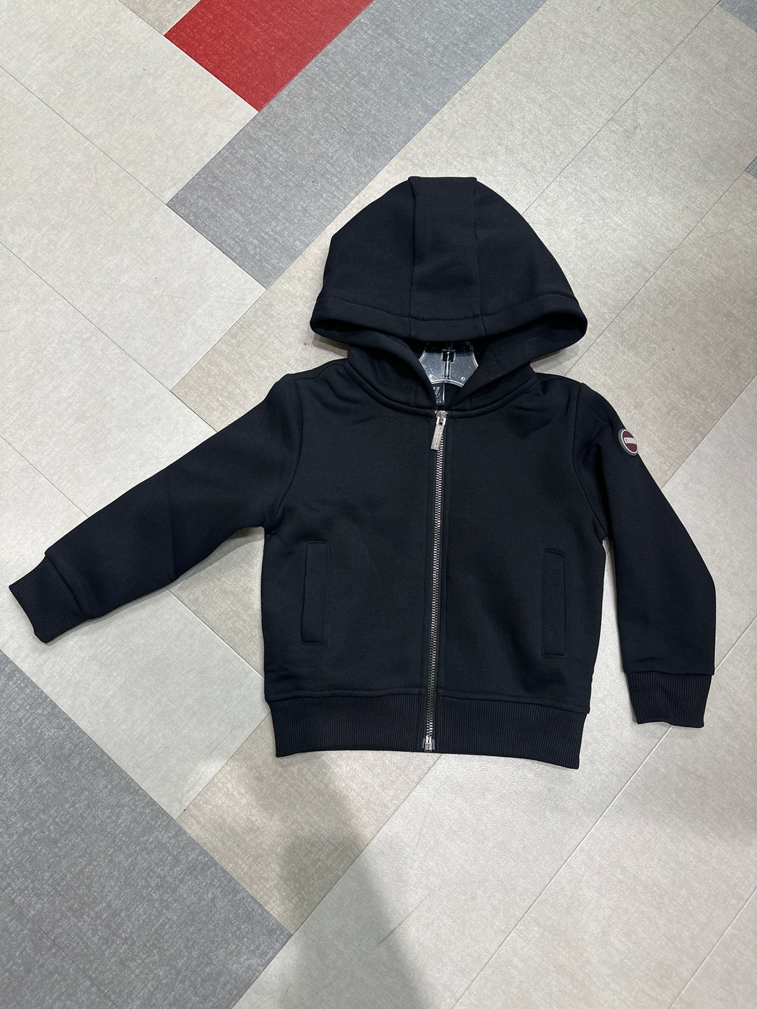 36000045N/1WX FULL ZIP HOODIE WITH POCKETS - BLACK