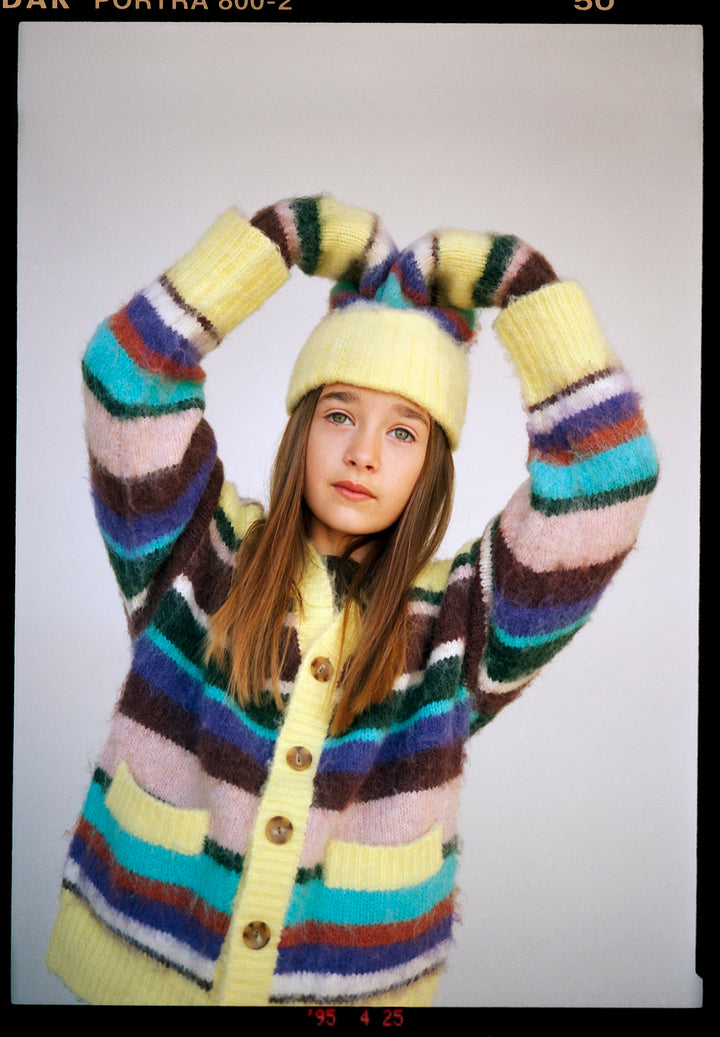 Brutus Cardigans - Gemstone Stripe