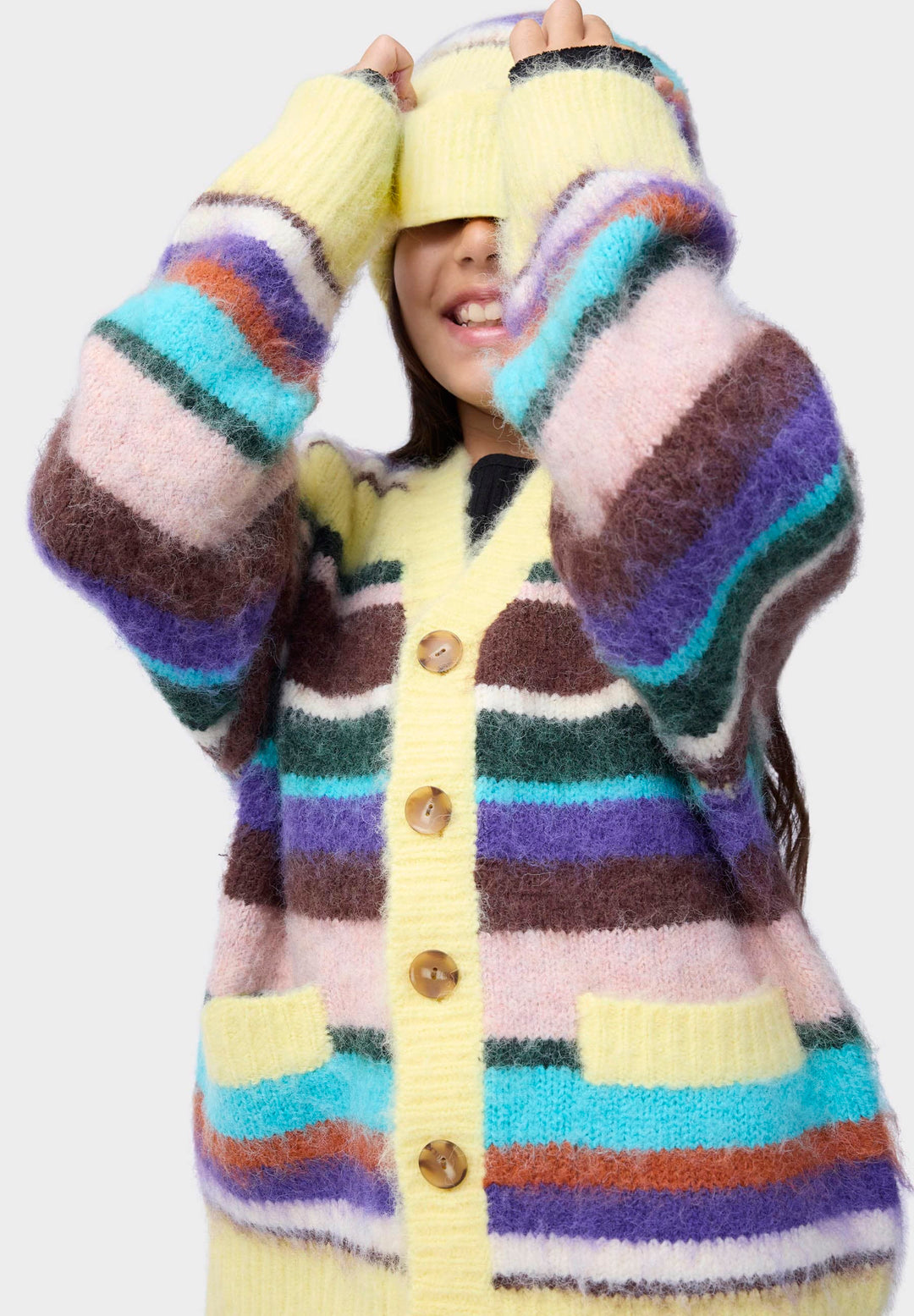 Brutus Cardigans - Gemstone Stripe