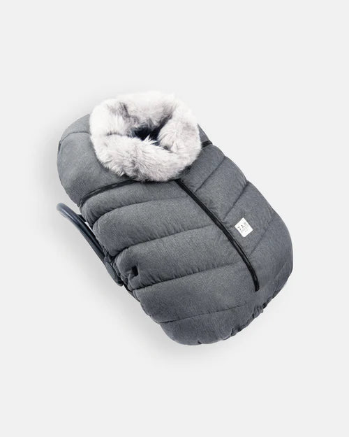 Car Seat Cover Coccon Tundra-Heather Grey Dark Faux Fur