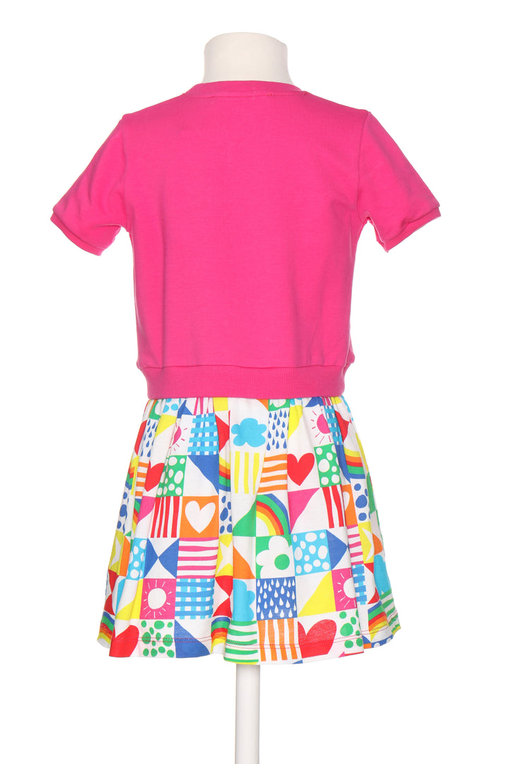 7VE3864-Multicolor skirt