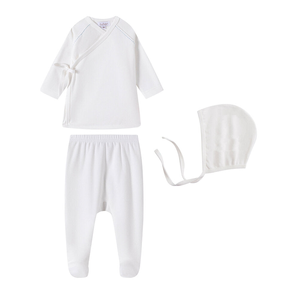 AW267-WRAP 2 PC WITH STITCHING - BLUE