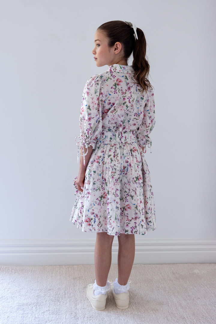 8210 979-WHISPY FLORAL PRINT VOILE SKIRT