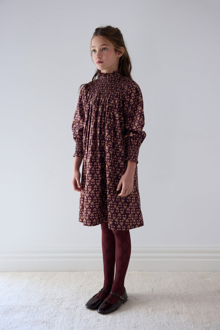 8253D Wallpaper Printed Cord Dress - Wallpaper Print