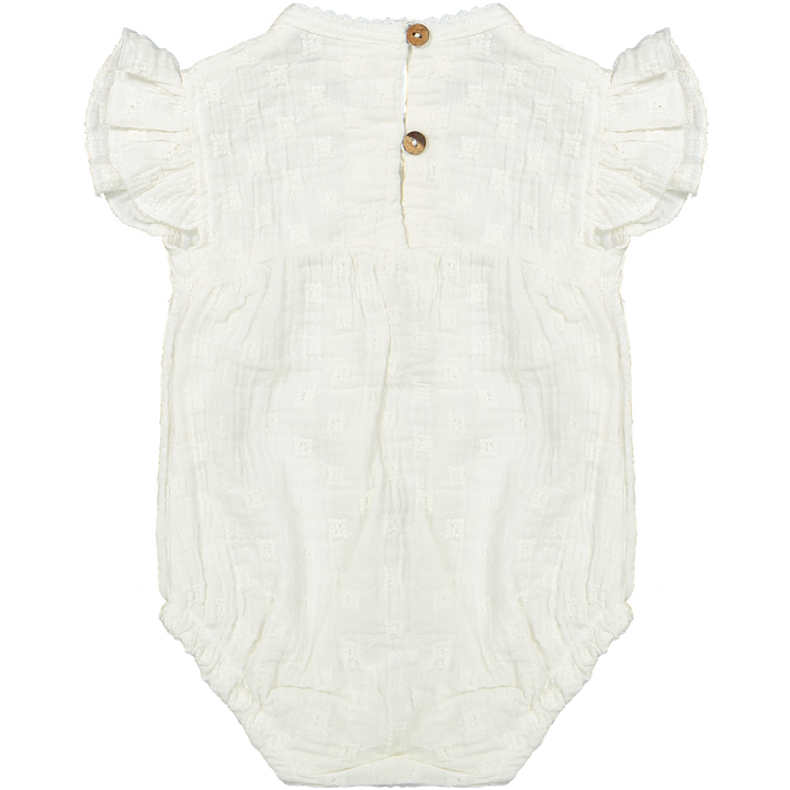 ROMPER LISA SS-White Embroidery