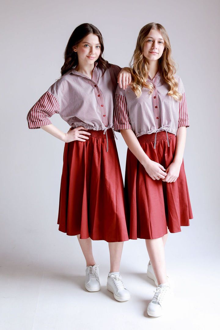 REBAIS TOP-06-Burgandy