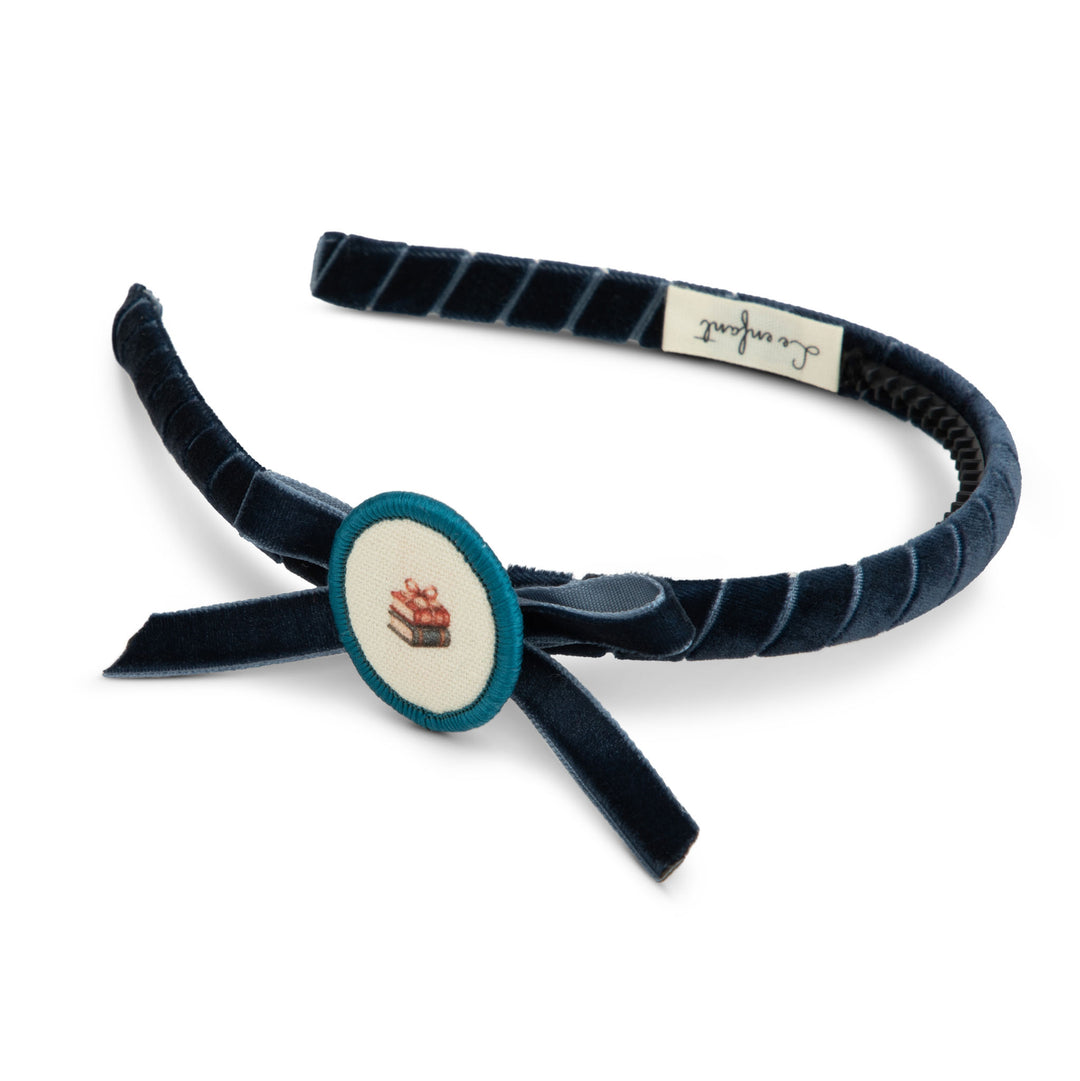 Le Enfant Storybook Hairdbands - Navy