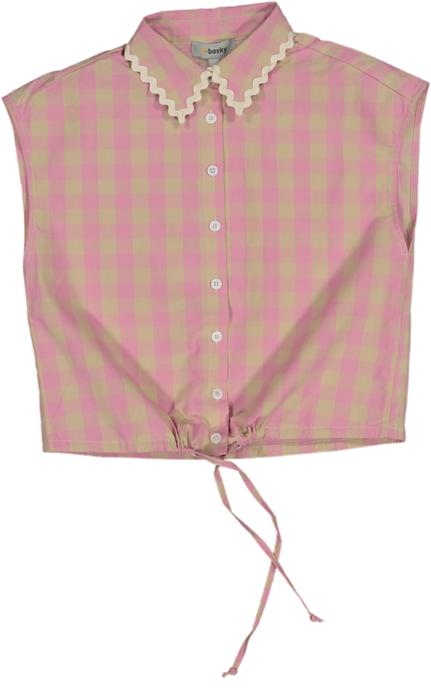 8P11-PINK CHECK