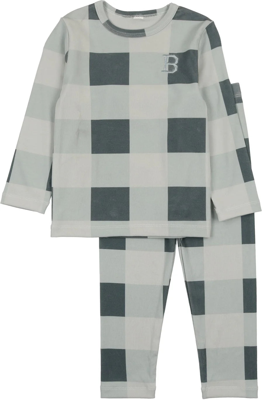 SP2505S-Grid Pajamas-Slate