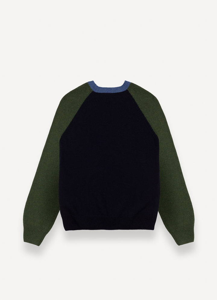 259802/7ZL-KNITWEAR JUNIOR-NAVY