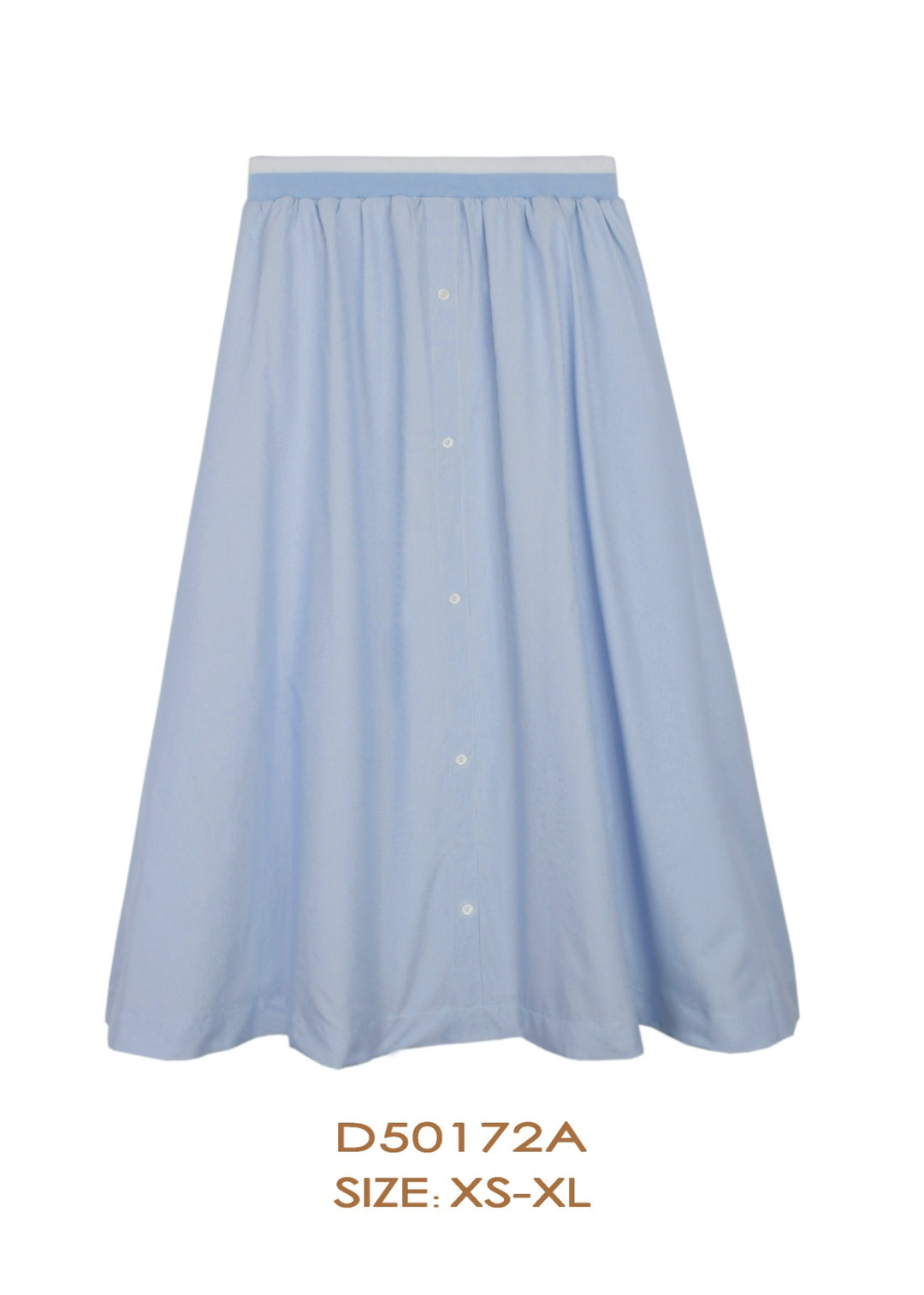 D50172A-SKIRT-Light Blue