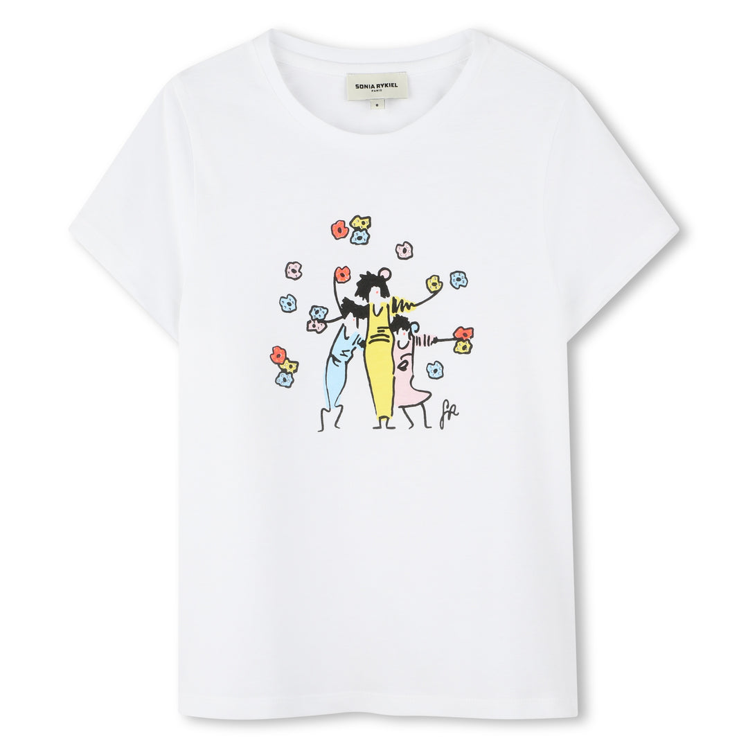 A00308-MADAME RYKIEL SS TEE-WHITE