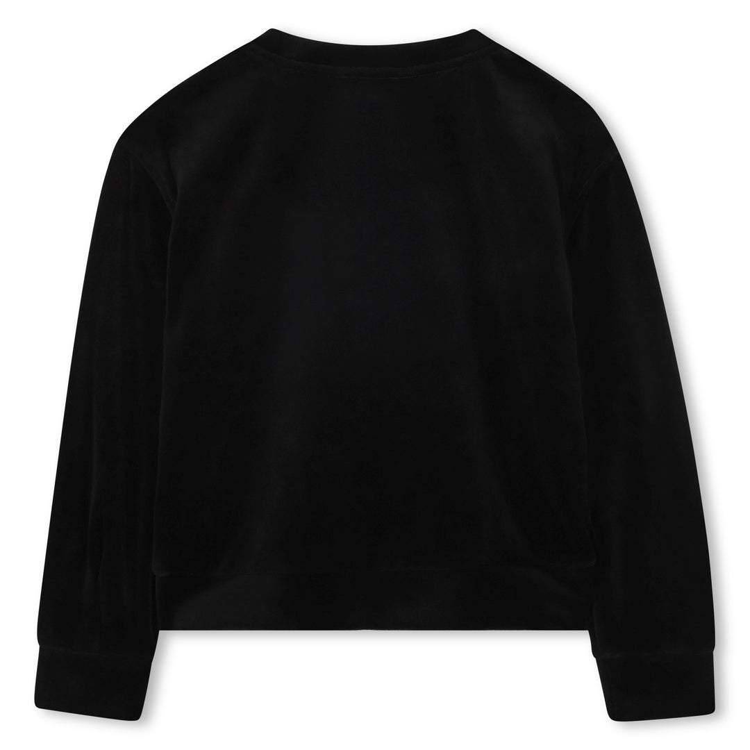 A00343-LOGO CREWNECK SWEATSHIRT-BLACK