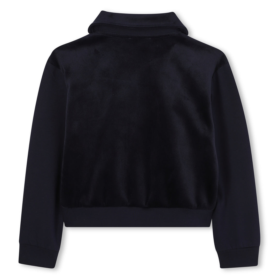 A00345-ZIP UP CARDIGAN-NAVY