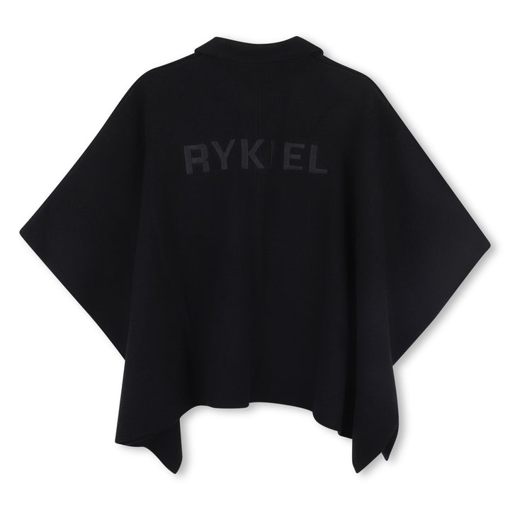 A00361-KNIT CAPE-BLACK