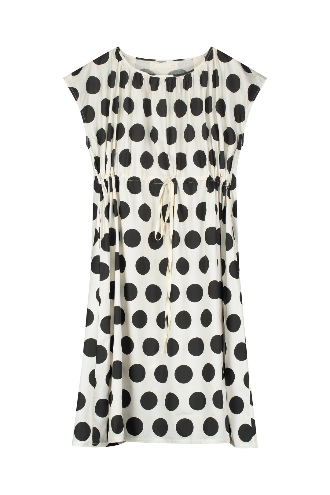 cream and black polka dot dress self-portrait - Taffeta Midi with a focus on offering designs that blended elegance and functionality Plunge Neck Scarf Detail A