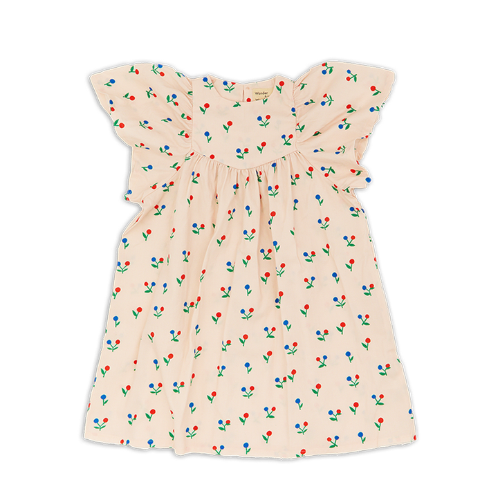 A26103L BRYONY DRESS - PINK CREAM DITSY