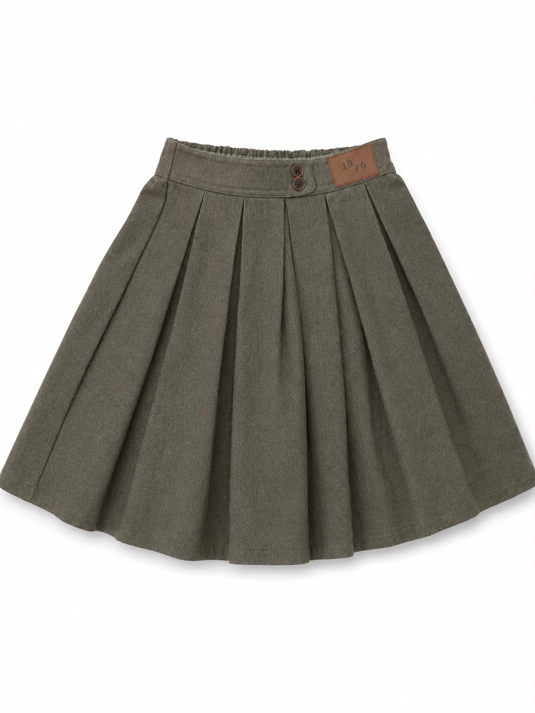 COMING SOON A2701GN GIRL HERITAGE SKIRT-Green