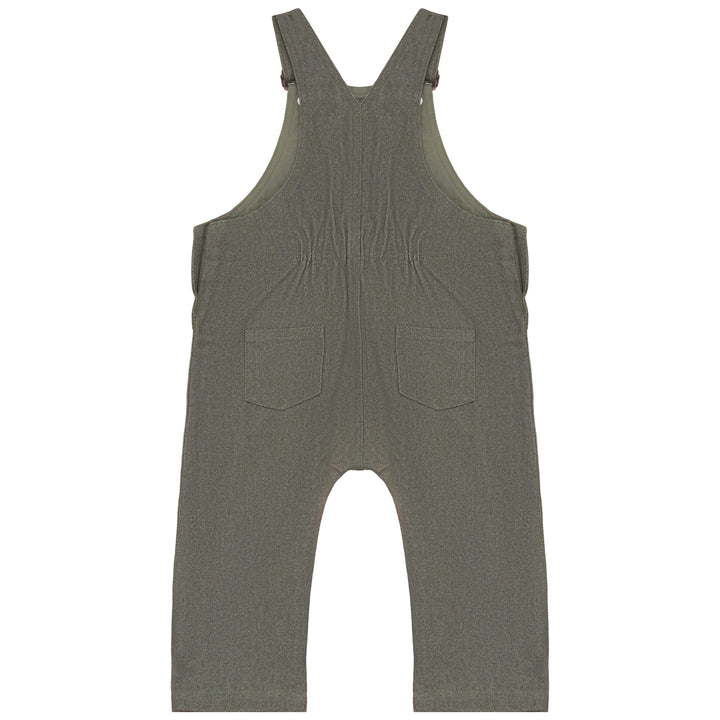 A2705GN BABY BOY DENIM OVERALL-Green