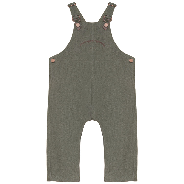 A2705GN BABY BOY DENIM OVERALL-Green
