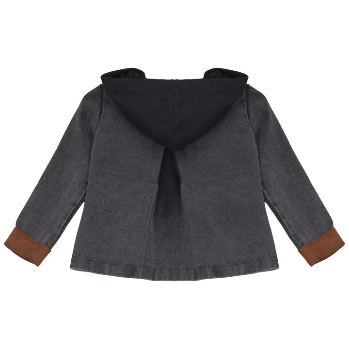 A2707BK GIRL HERITAGE BLAZER-Black